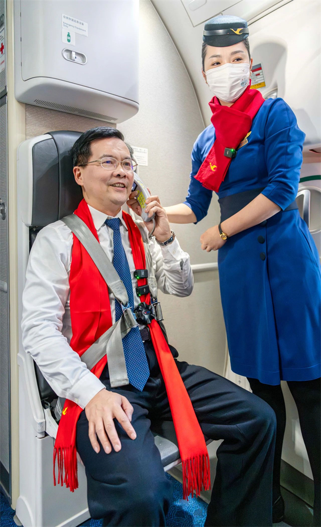 厅长万米高空喊话：来福建，去马代，海丝起点是纽带