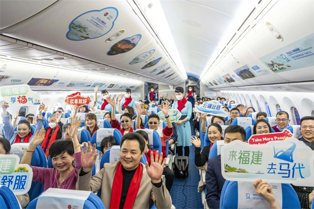 厅长万米高空喊话：来福建，去马代，海丝起点是纽带