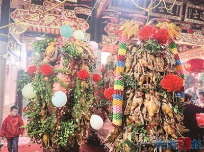 多彩闽南传统习俗热闹登场 为村居添福气