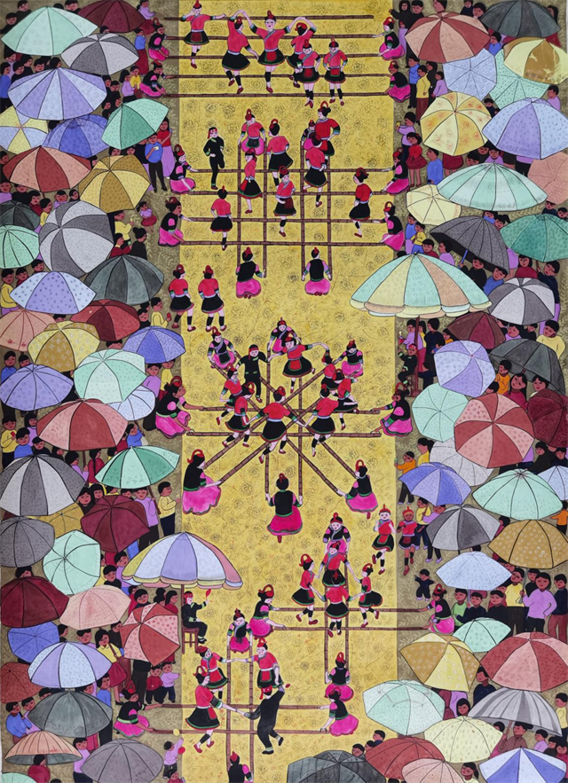 福建5件作品入选2024年全国新春农民画创作征集展示活动