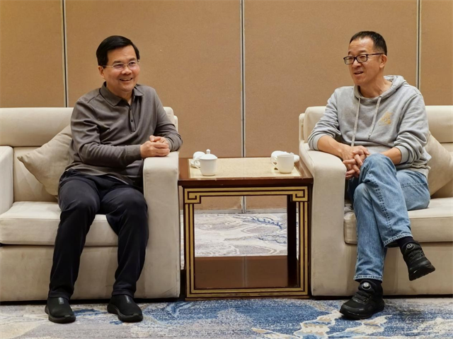 林向东厅长会见东方甄选董事长兼CEO俞敏洪一行