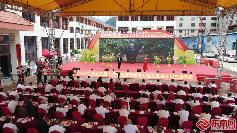 莆田2024年莆田仙游县农民丰收节暨度尾镇第八届文旦柚文化旅游活动开幕