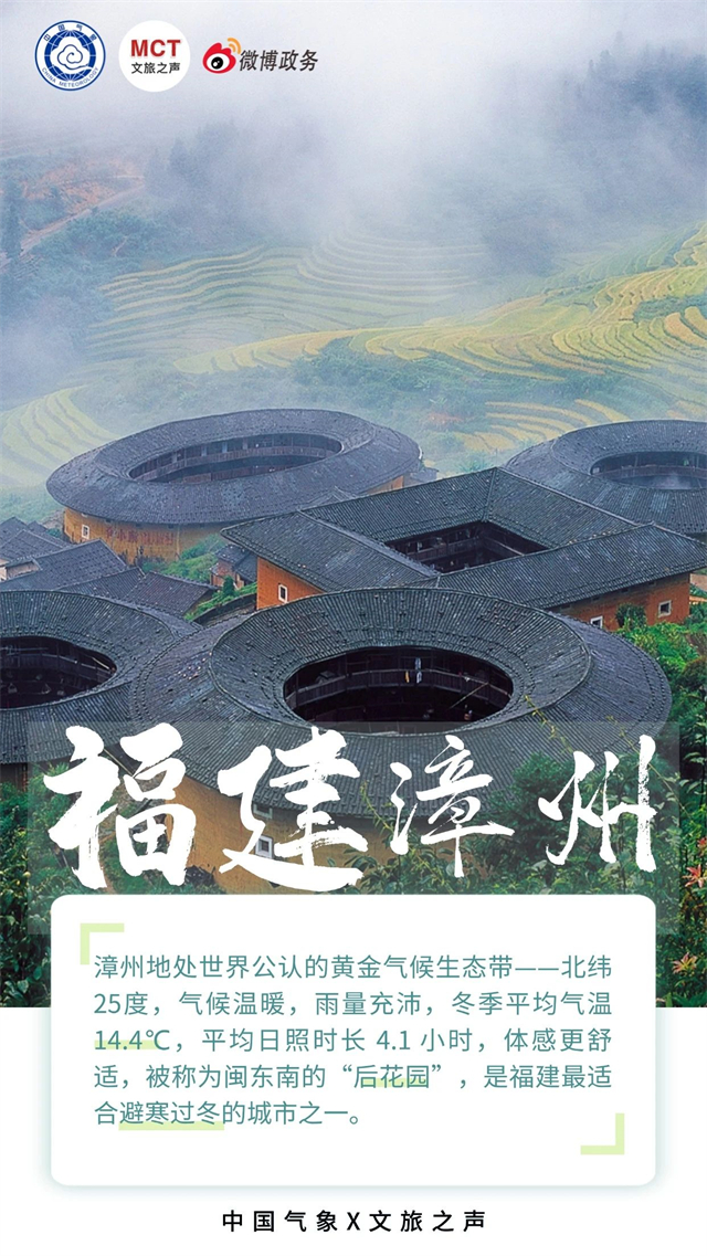 福建两地分别入选“冬季气象景观小众打卡地推荐”和“不需要‘暖气’的冬季康养地推荐”名单