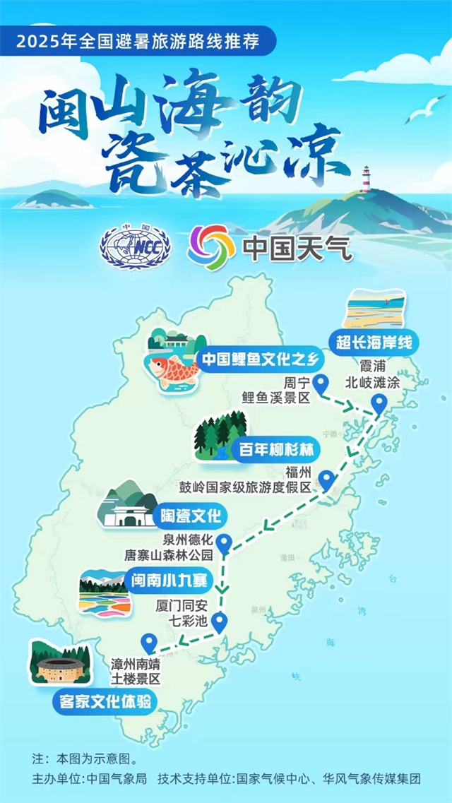 福建“闽山海韵·瓷茶沁凉”入选全国暑期避暑旅游线路