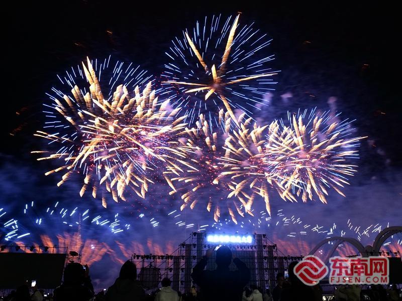 2025年漳州开发区“双鱼岛·双鱼奇缘焰火大秀”上演