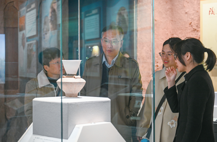 文博场馆里寻年味！平潭壳丘头遗址博物馆人气旺