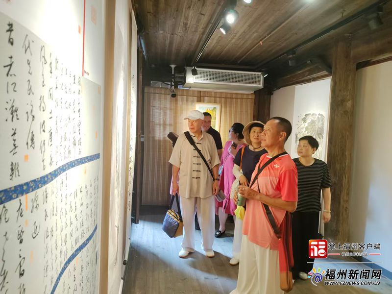 “福水福船福气来”主题书画作品展亮相福州市美术馆