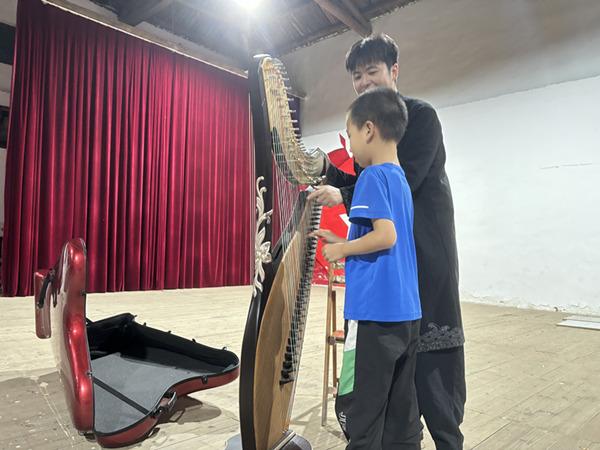 三明泰宁：箜篌演奏会 点亮乡村文化之夜