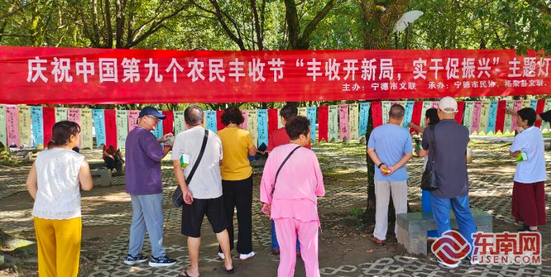 灯谜雅会聚柘荣 文化惠民润乡土