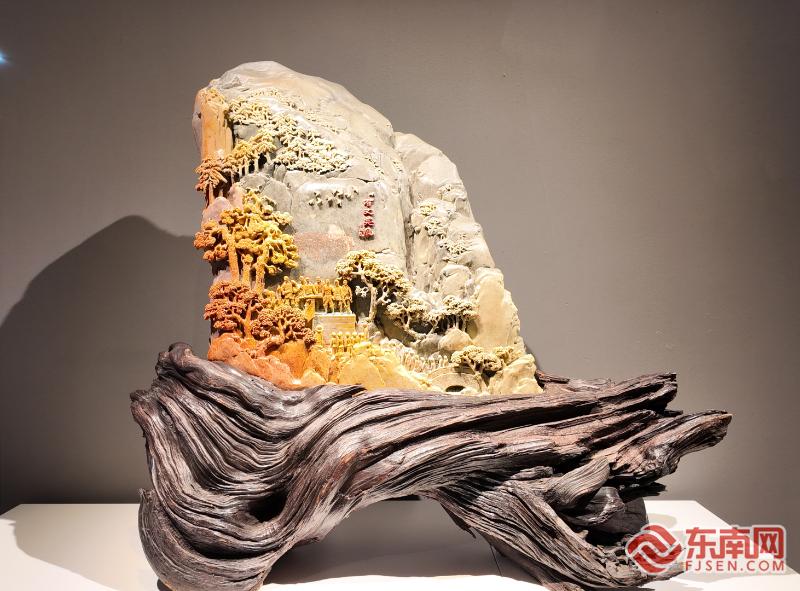 山海石契匠心传续 徐崇良玉石雕作品师生传承展宁德启幕